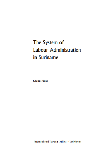 The System of Labour Administration in Suriname